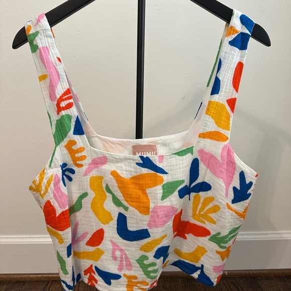 Show Me Your MuMu Tops - Show Me Your MuMu Multicolor Abstract Tank Top